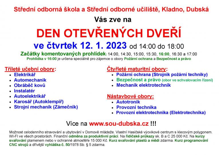 den otevřených dveří