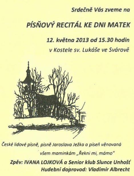 pozvánka na koncert